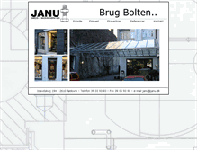 Tablet Screenshot of janu.dk